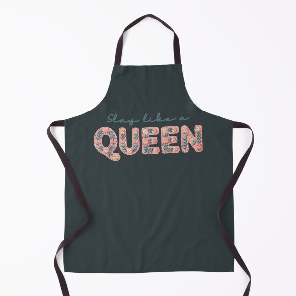 Item preview, Slay like a Queen – feminine empowerment design with floral embroidery designed and sold by VariousGoodies.