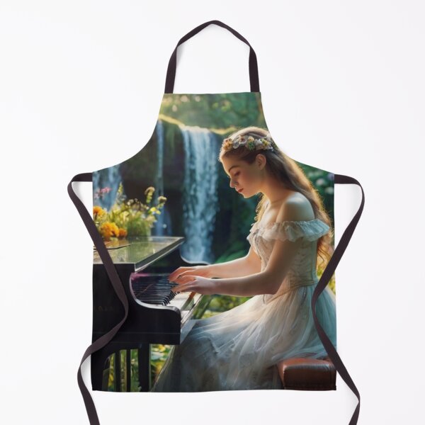 Item preview, Whispers of the Falls: Piano and Nature in Harmony designed and sold by BlareBlare.