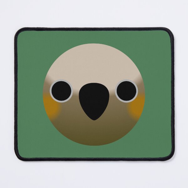 Item preview, The face of a New Zealand kākā designed and sold by INKOYADO.