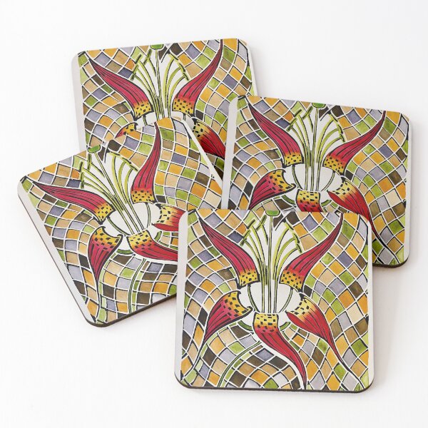 Item preview, Wood Lily with Pine Cone Background  By Walter Anderson designed and sold by KaijuNoKaiju.