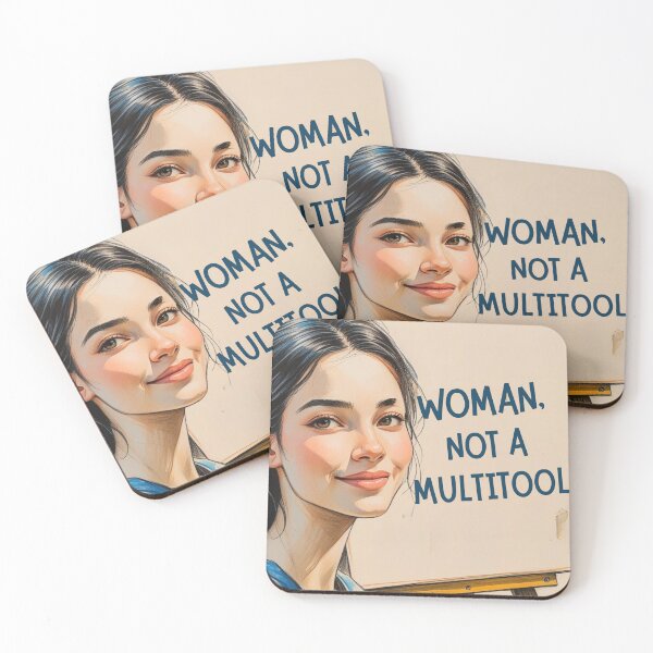 Item preview, Woman, Not a Multitool – Soft Power, Firm Voice designed and sold by Kindloom.