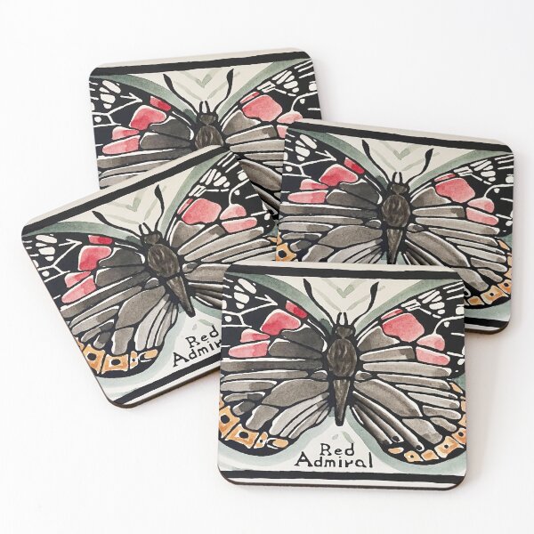 Item preview, Butterfly Series - Red Admiral By Walter Anderson designed and sold by KaijuNoKaiju.