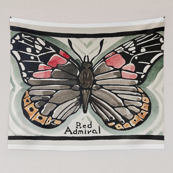 Item preview, Butterfly Series - Red Admiral By Walter Anderson designed and sold by KaijuNoKaiju.