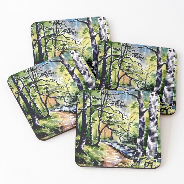 Item preview, The path to fingle bridge（watercolour + AI） designed and sold by artsmeow.