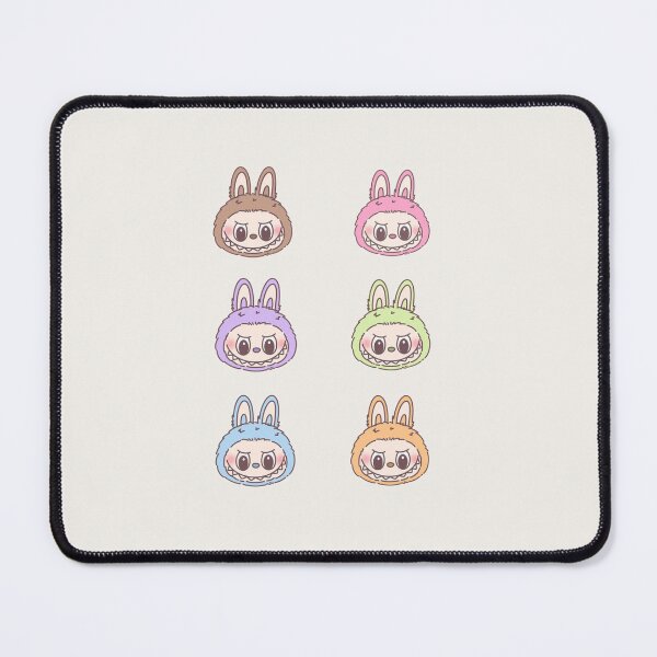 Item preview, 6 Labubu Heads in Different Colors Pack designed and sold by moonna designs.