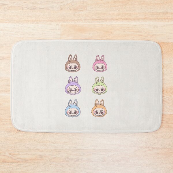 Item preview, 6 Labubu Heads in Different Colors Pack  designed and sold by moonna designs.