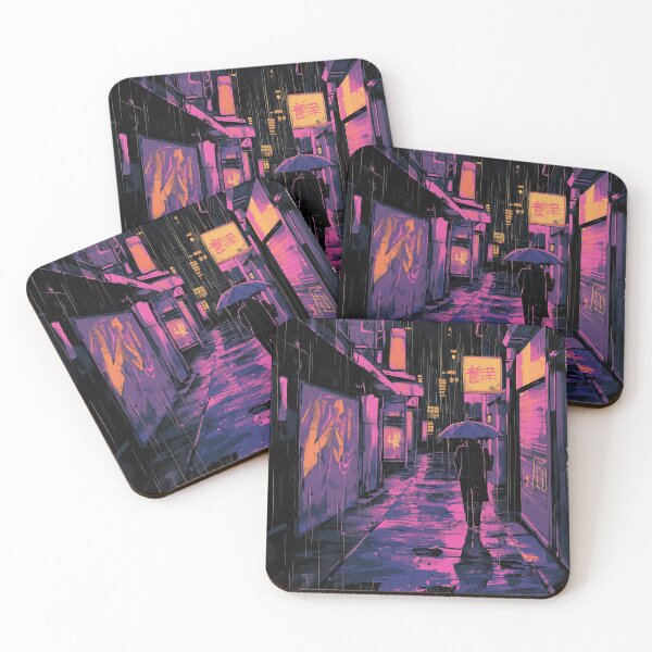Item preview, Urban Reflections Rain and Colored Light designed and sold by MidArtForge.