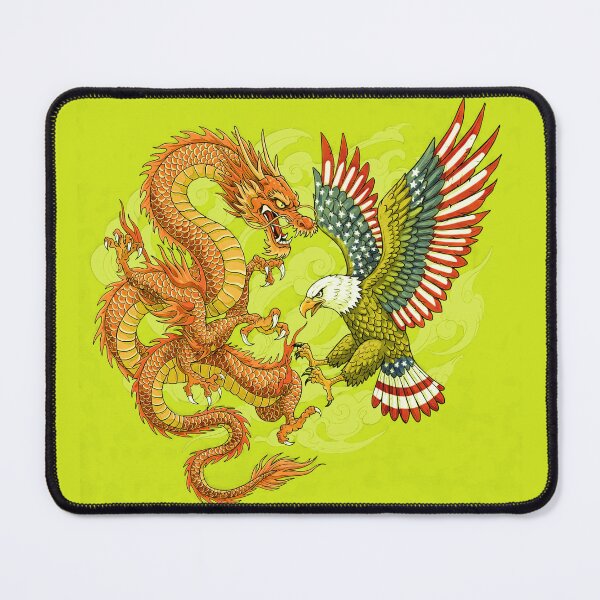 Item preview, Happy Tariff Day! Dragon vs. Eagle designed and sold by OkroguLes.