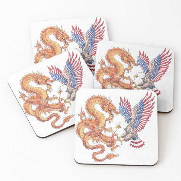 Item preview, Happy Tariff Day! Dragon vs. Eagle designed and sold by OkroguLes.