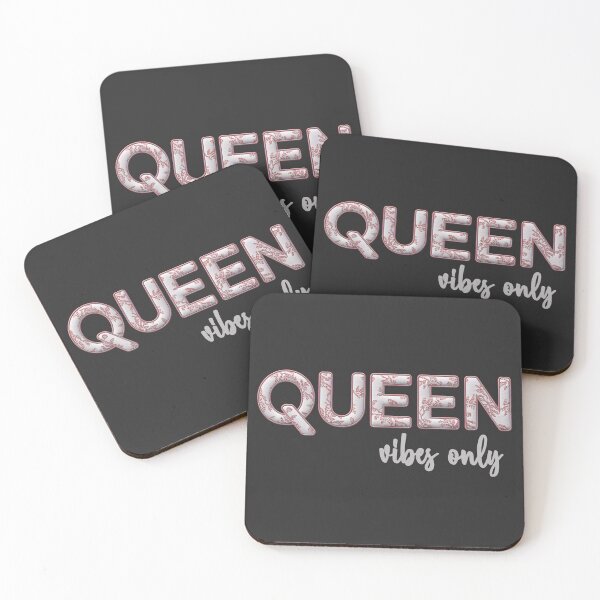 Item preview, Queen Vibes Only – Feminine statement design in 3D with floral elegance designed and sold by VariousGoodies.