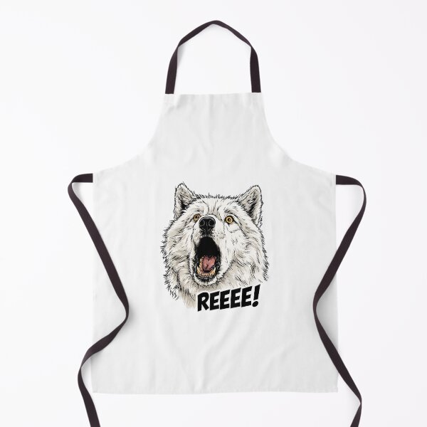 Item preview, Funny Meme - REEEEE! - Howling White Wolf designed and sold by hamishby.