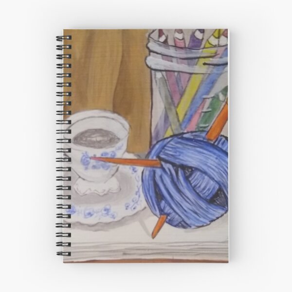 Item preview, Coffee or Tea, Yarn, and Art painting  designed and sold by RoweRandoms.