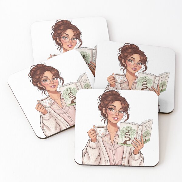 Item preview, Reading Girls | Whimsically Bookish and Empoweringly Literary Graphic designed and sold by Tw1nsAIArt.