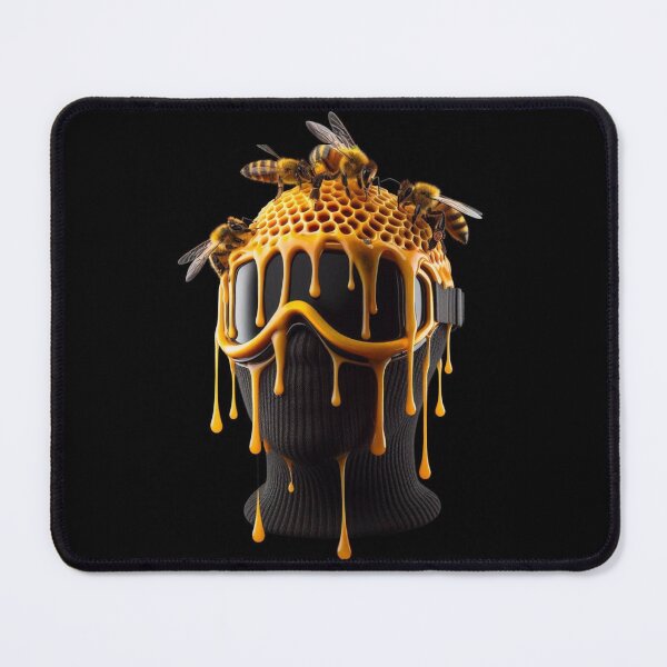 Item preview, Beehive Ski Mask | Honey Drip Surreal Art Design designed and sold by WHITE FLAME PRINTS.
