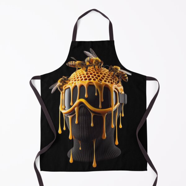 Item preview, Beehive Ski Mask | Honey Drip Surreal Art Design designed and sold by WHITE FLAME PRINTS.