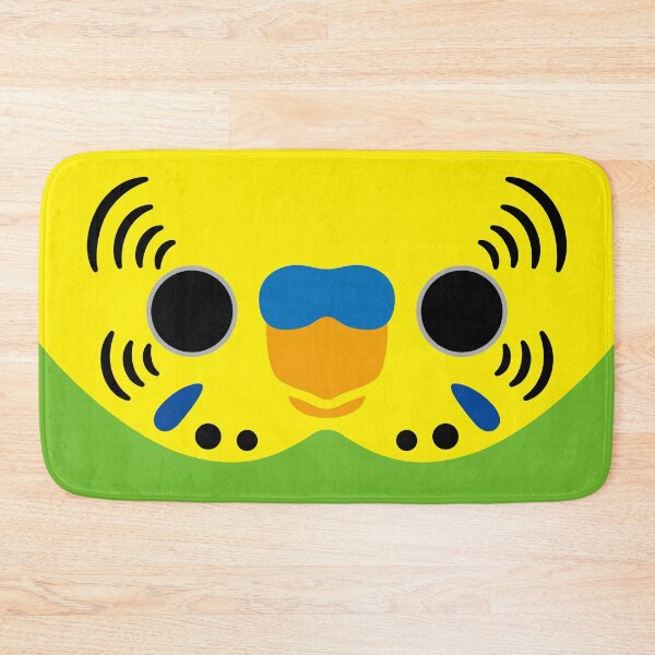 Item preview, The face of a normal male budgie designed and sold by INKOYADO.