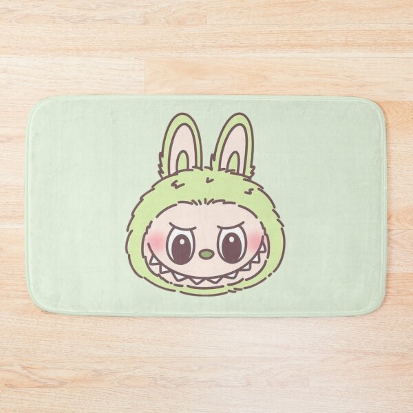 Item preview, Green Cute Labubu Head designed and sold by moonna designs.