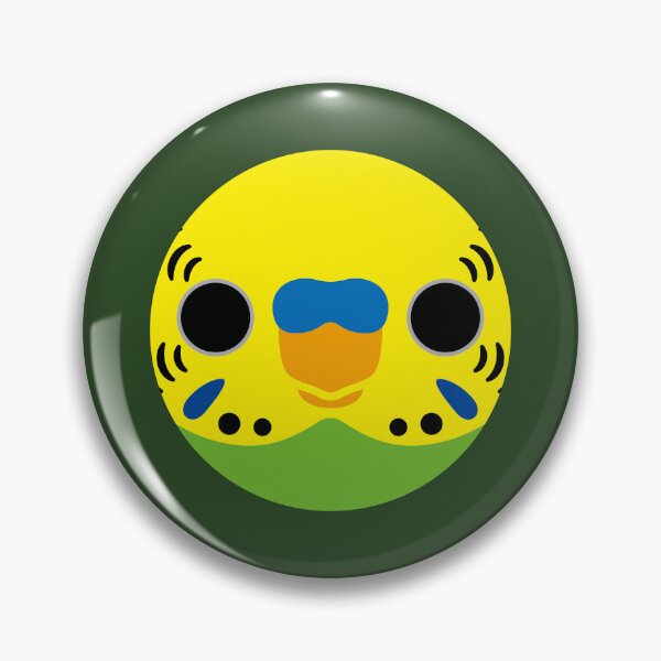 Item preview, The face of a normal male budgie designed and sold by INKOYADO.
