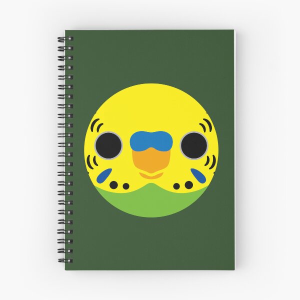 Item preview, The face of a normal male budgie designed and sold by INKOYADO.