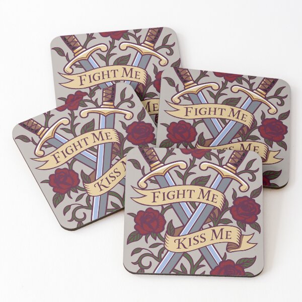 Item preview, Fight Me, Kiss Me - Enemies to Lovers Trope designed and sold by Nevermore Prints.