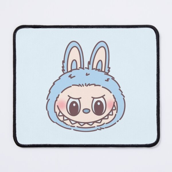 Item preview, Cute Blue Labubu Head designed and sold by moonna designs.