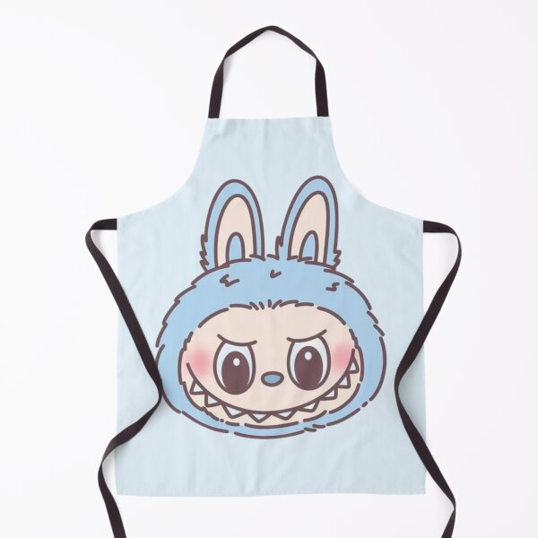 Item preview, Cute Blue Labubu Head designed and sold by moonna designs.