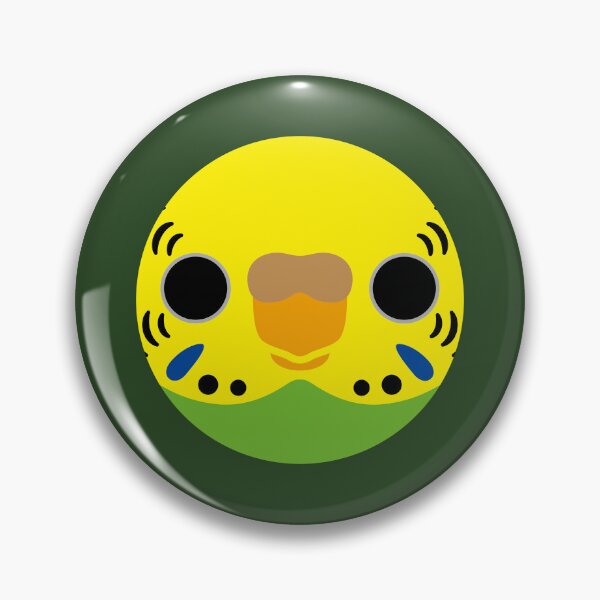 Item preview, The face of a normal female budgie designed and sold by INKOYADO.