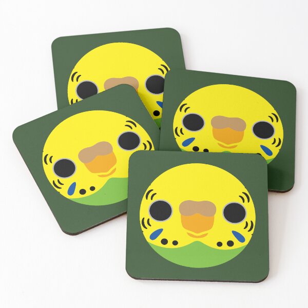 Item preview, The face of a normal female budgie designed and sold by INKOYADO.