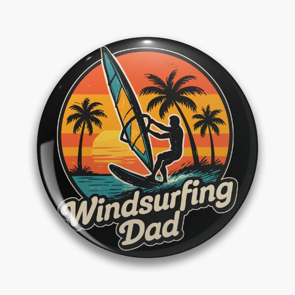 Item preview, Windsurfing Dad Summer Beach designed and sold by TomFrontierArt.