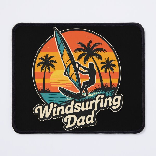 Item preview, Windsurfing Dad Summer Beach designed and sold by TomFrontierArt.