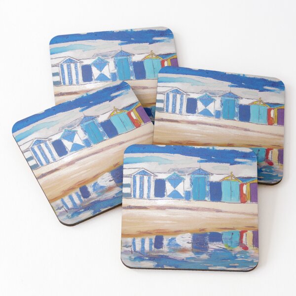 Item preview, Brighton Beach Huts /Bathing Boxes designed and sold by gillsart.