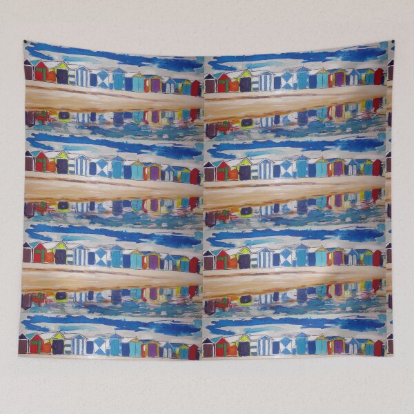 Item preview, Brighton Beach Huts /Bathing Boxes designed and sold by gillsart.