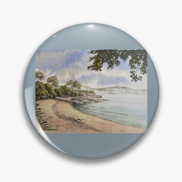 Item preview, looking across torbay from elberry cove designed and sold by artsmeow.