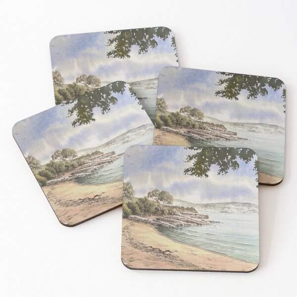 Item preview, looking across torbay from elberry cove designed and sold by artsmeow.