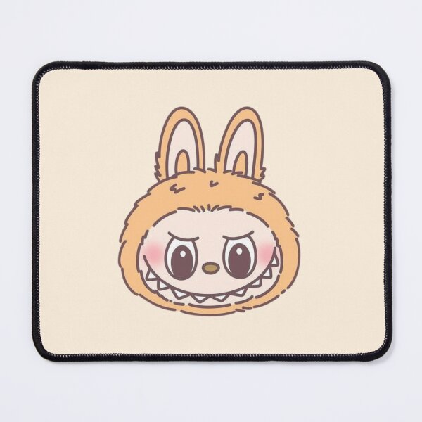 Item preview, Cute Orange Labubu Head designed and sold by moonna designs.