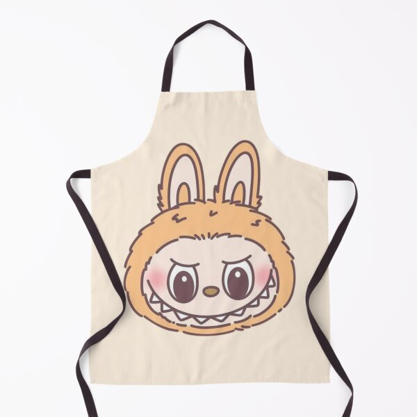 Item preview, Cute Orange Labubu Head designed and sold by moonna designs.