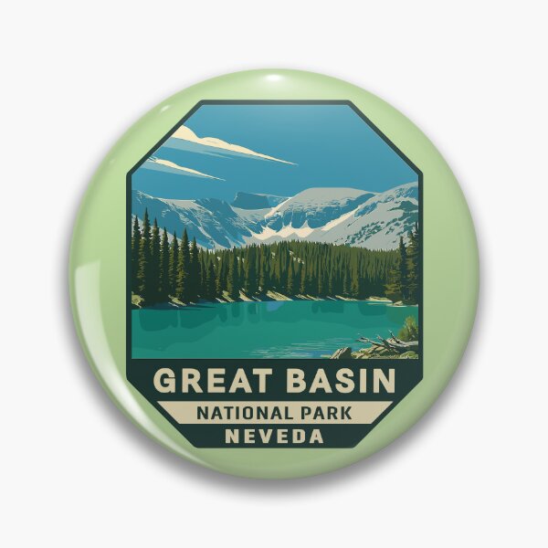 Item preview, Great Basin National Park Retro Desert Mountain Sticker designed and sold by Ismeal Von.