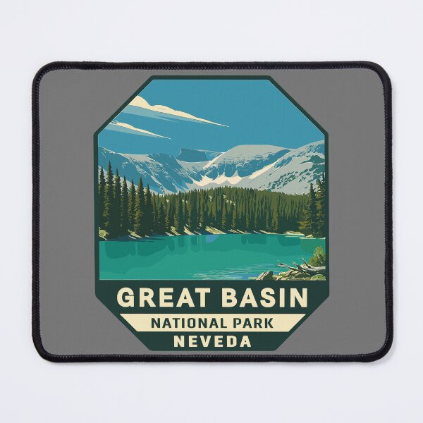 Item preview, Great Basin National Park Retro Desert Mountain Sticker designed and sold by Ismeal Von.
