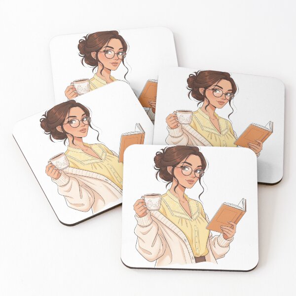 Item preview, Reading Girls | Whimsically Bookish and Empoweringly Literary Graphic designed and sold by Tw1nsAIArt.