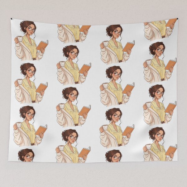 Item preview, Reading Girls | Whimsically Bookish and Empoweringly Literary Graphic designed and sold by Tw1nsAIArt.