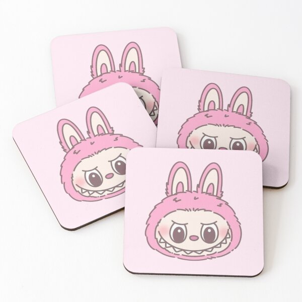 Item preview, Cute Pastel Pink Labubu Head designed and sold by moonna designs.