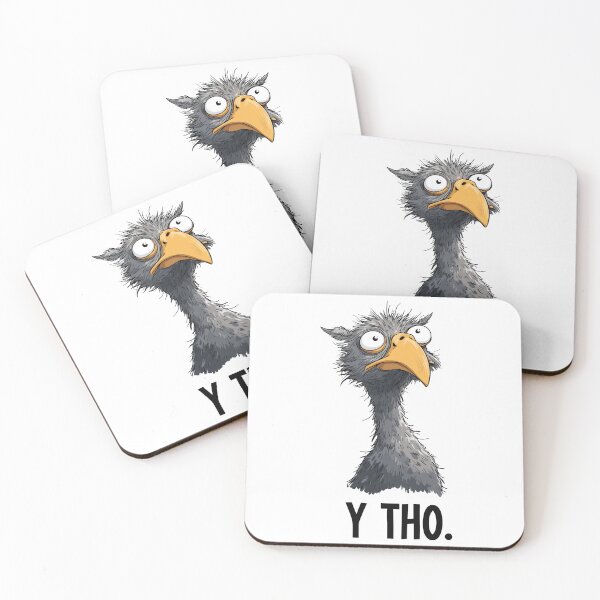 Item preview, Funny Meme - Y Tho. - Confused Ostrich/Emu designed and sold by hamishby.