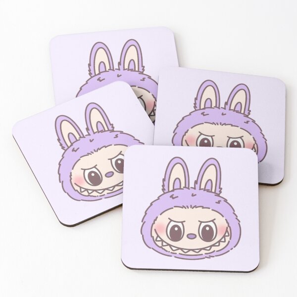 Item preview, Cute Pastel Purple Labubu Head designed and sold by moonna designs.