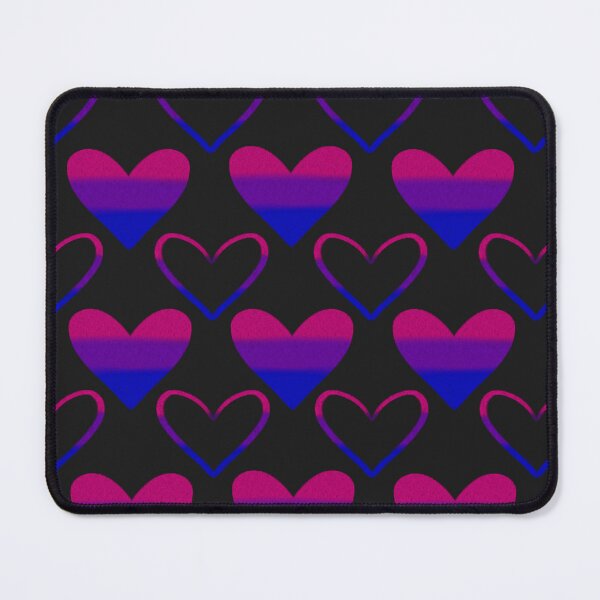Item preview, Bi Hearts Black Background designed and sold by Don-A-Hue.