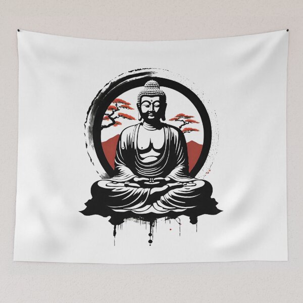 Item preview, Japanese Buddha Zen  designed and sold by ZenGrooves.