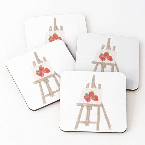 Item preview, Strawberry Canvas design designed and sold by GoldenPeelCo.