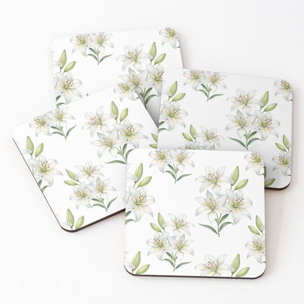 Item preview, Aesthetic Lilies pattern, lily flowers designed and sold by iclipart.