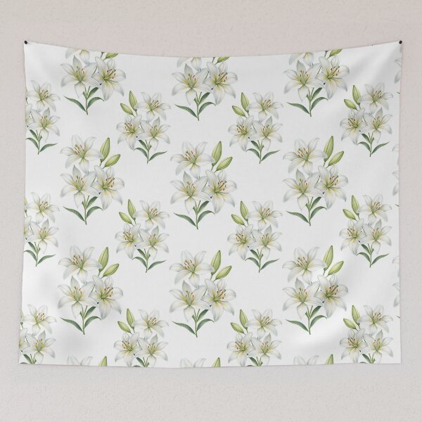 Item preview, Aesthetic Lilies pattern, lily flowers designed and sold by iclipart.