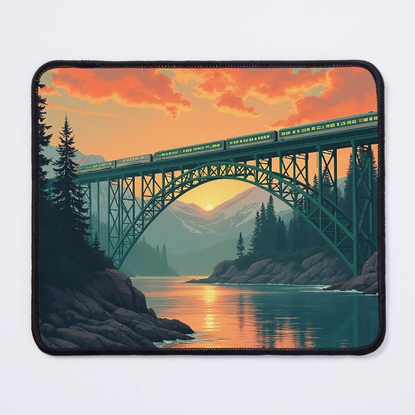 Item preview, Northwest Rail designed and sold by Old Town Thistle & Tome.