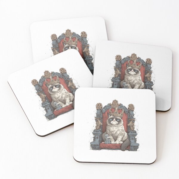 Item preview, Cat Queen On A Throne designed and sold by Blurbean.